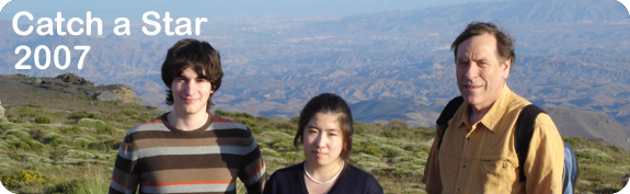 Catch a Star 2007 winners at Calar Alto